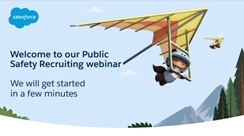 salesforce public safety recruiting webinar presentation deck